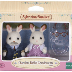 sylvanian families chocolate rabbit grandparents