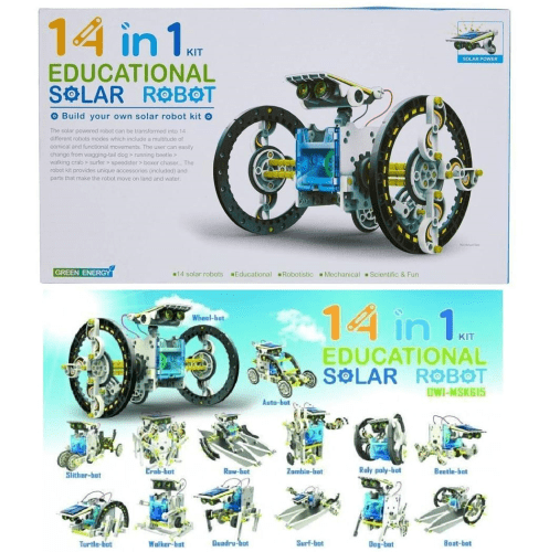 14in1 educational solar robot