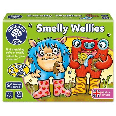 SMELLY WELLIES Educational Game Puzzle Orchard Toys Brand New 