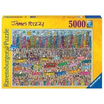 5000 Piece Puzzle - James Rizzi - Stop Motion 