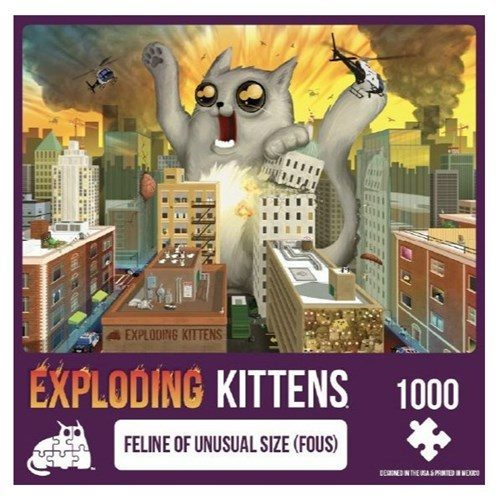 Exploding kittens puzzle 1000 clearance piece