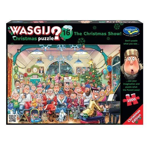 Wasgij Christmas No 16 The Christmas Show! 1000 Piece Puzzle Presents of Mind