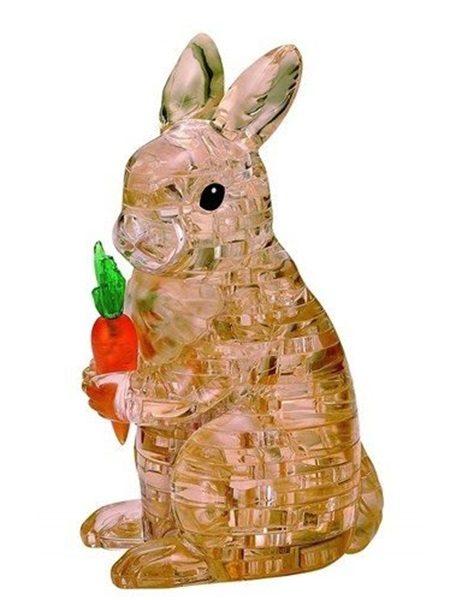 brown crystal rabbit