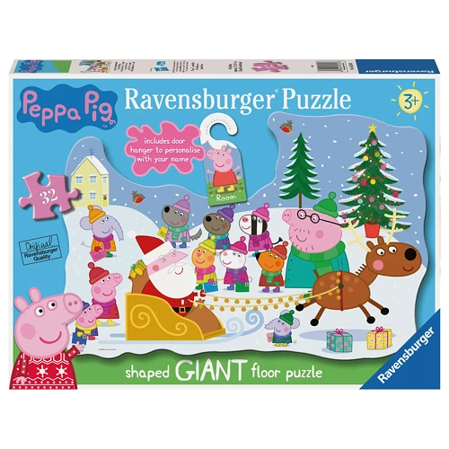 peppa pig christmas 32 piece giant floor puzzle.webp 32549