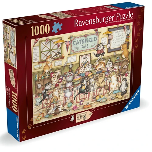 Crazy Cats at the Catsfield WI 1000 Piece Puzzle by Ravensburger.webp 32643